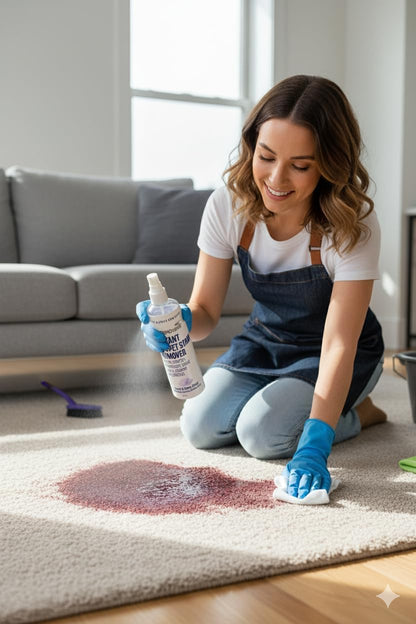 Instant Carpet Stain Remover – Fresh & Clean Scent – Fast-Acting Spot Cleaner for Carpets, Upholstery, Fabric & Laundry Pre-Spot Treatment (12 fl. oz)