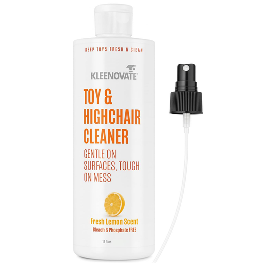 Toy & Highchair Cleaner, Fresh Lemon Scent – Gentle on Baby Surfaces, Tough on Mess – Bleach & Phosphate Free Formula, Safe & Effective Everyday Cleaning Spray