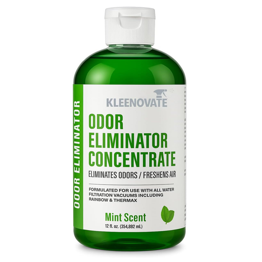 Odor Eliminator Air Freshener & Deodorizer Concentrate, Compatible for Rainbow, Sirena, Thermax, Prolux - Biodegradable Formula for Spraying & Water Based Vacuums - 12 fl oz. (Mint)